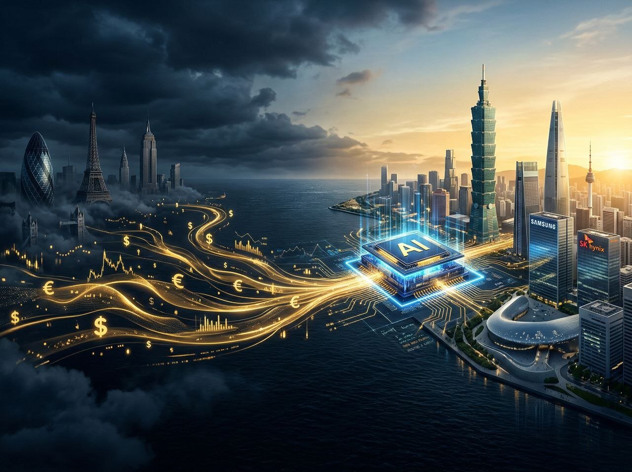 $7.9 Billion Floods Back Into Asian AI Stocks as Middle East Tensions Ease: The AI Trade Is Back On