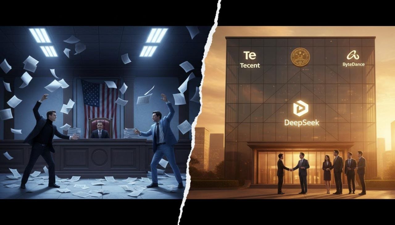 AgentBear Exclusive: While US AI Companies Sue Each Other, China Is Building a Coalition