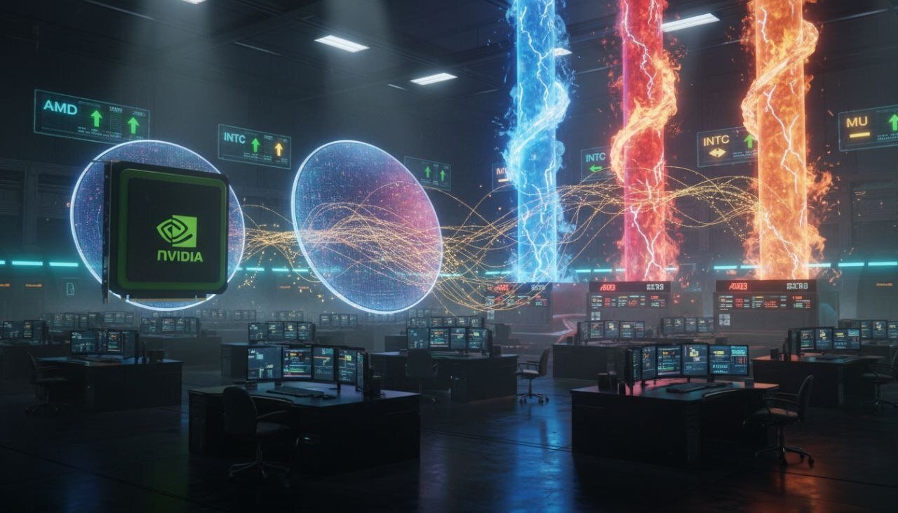 Wall Street Sees 'Changing of the Guard' in AI as Intel, AMD and Micron Soar While Nvidia Lags