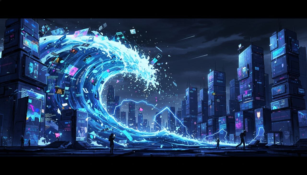 The Content Flood: Are AI Platforms Being Weaponized to Drown Human Information?